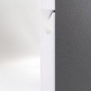 Vario Pull 100 alsó szekrény mosdóval antracit-fehér