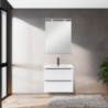 Vario Trim 60 alsó szekrény mosdóval antracit-fehér