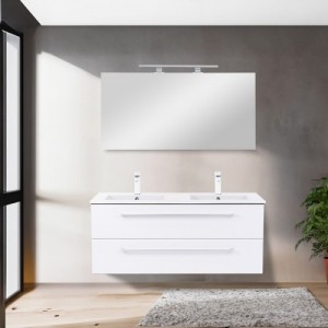 Vario Clam 120 komplett fürdőszoba bútor antracit-fehér