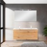 Vario Clam 120 komplett fürdőszoba bútor tölgy-tölgy