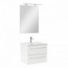 Vario Clam 60 komplett fürdőszoba bútor fehér-fehér