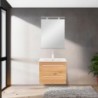 Vario Clam 60 komplett fürdőszoba bútor antracit-tölgy