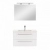 Vario Clam 80 komplett fürdőszoba bútor fehér-fehér