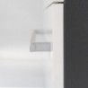 Vario Clam 100 alsó szekrény mosdóval antracit-fehér
