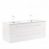 Vario Clam 120 alsó szekrény mosdóval fehér-fehér