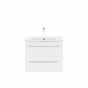 Vario Clam 60 alsó szekrény mosdóval antracit-fehér