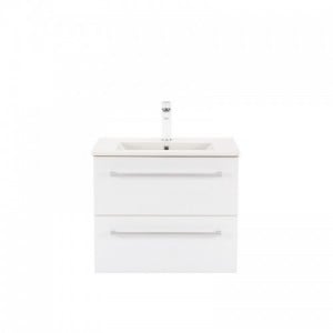 Vario Clam 60 alsó szekrény mosdóval tölgy-fehér