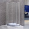 Moon TR 80 íves zuhanykabin zuhanytálcával 80x80 cm