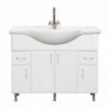 Bianca Plus 105 alsó szekrény mosdóval, magasfényű fehér színben