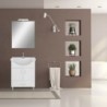 Bianca Prime 65 komplett fürdőszobabútor, magasfényű fehér színben