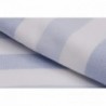 Stripe 2 darabos kéztörlő szett kék és fehér