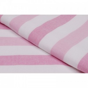Stripe 2 darabos fouta törölköző szett rózsaszín és fehér
