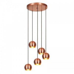 Sivani copper 5 mennyezeti lámpa