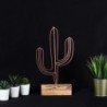 Cactus bronz decoráció
