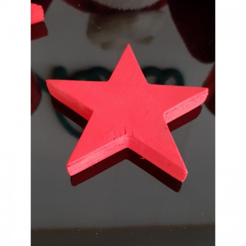 Mini Star piros poháralátét