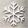 Snowflake fehér fa fali dekoráció