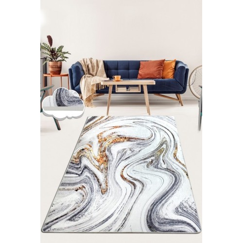 Pamut szőtt szőnyeg 160 x 230 cm csúszásgátló