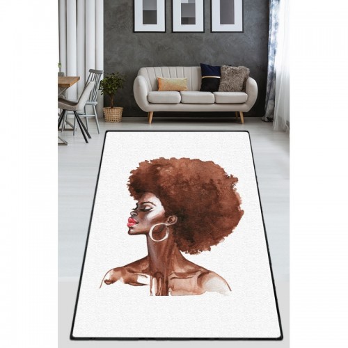 Pamut szőtt szőnyeg 150 x 300 cm csúszásgátló