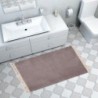 Szürke fürdőszobaszőnyeg 100 x 120 cm