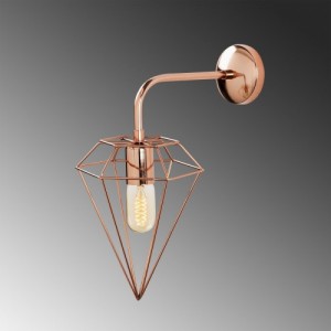 Elmas copper 1 fali lámpa