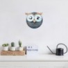 Owl színes fém fali dekor
