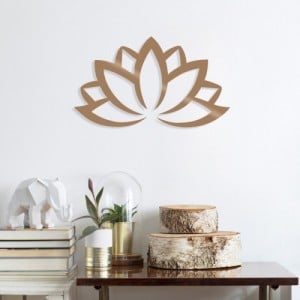 Lotus Flower réz fém fali dekor