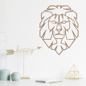 Lion réz fém fali dekor
