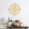 Compass arany fém fali dekor