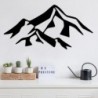 Mountain fekete fém fali dekor