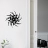 Yapraklar fekete fém fali dekor