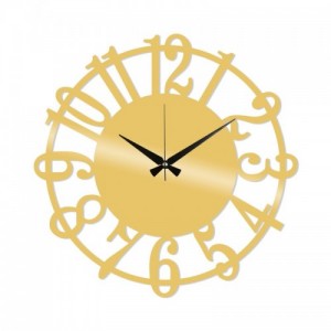 Metal Wall Clock arany fém fali dekor óra