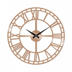 Metal Wall Clock réz fém fali dekor óra