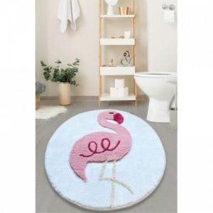 Pink Flamingo fürdőszobaszőnyeg 90 cm