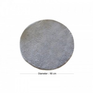 Colors of Oval Grey fürdőszobaszőnyeg 90 cm