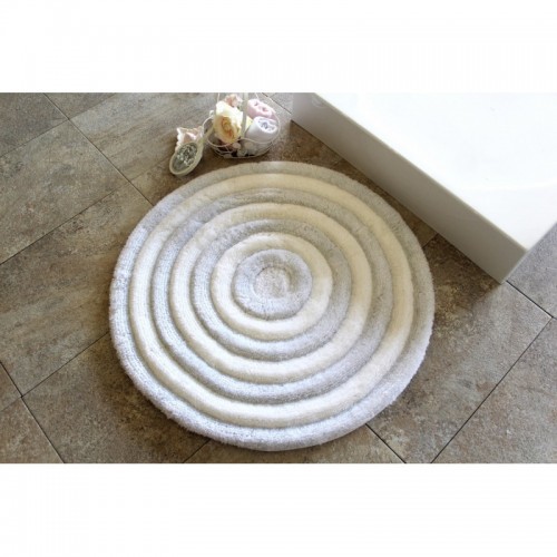 Round White fürdőszobaszőnyeg 90 cm