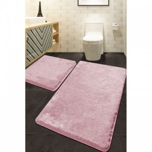 Colors of Oval Light Pink fürdőszobaszőnyeg 2 darabos szett