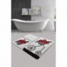Alacati Red fürdőszobaszőnyeg 3 darabos szett