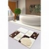 Deniz Yildizi Brown fürdőszobaszőnyeg 3 darabos szett
