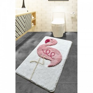 Pink Flamingo fürdőszobaszőnyeg 60 x 100 cm
