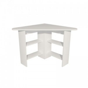 Sarok fehér íróasztal 80 x 73 x 80 cm