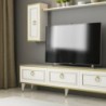 Lorenz fehér-arany tv szekrény