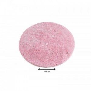 Colors of Oval cap Candy Pink fürdőszobaszőnyeg 90 cm