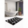 Elegant Black fürdőszobaszőnyeg 70 x 120 cm