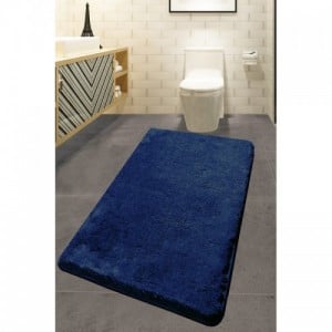 Havai Dark Blue fürdőszobaszőnyeg 70 x 120 cm