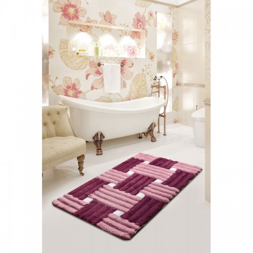 Piazza Purple fürdőszobaszőnyeg 70 x 120 cm