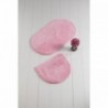 Color of Oval Candy Pink fürdőszobaszőnyeg 2 darabos szett
