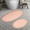 Poliészter fürdőszoba szőnyeg szett