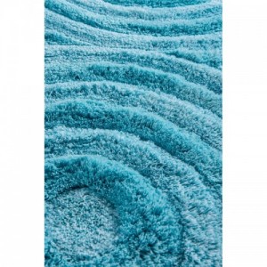 Wave Turquois fürdőszobaszőnyeg 2 darabos szett