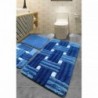 Piazza Blue fürdőszobaszőnyeg 3 darabos szett