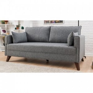 Bella Sofa szürke kétszemélyes kanapé
